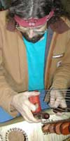 Jeff playing a new MM kora